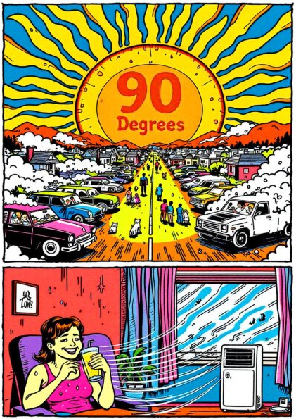 Keeping Cool at 90 Degrees