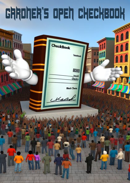Open checkbook with title 1380
