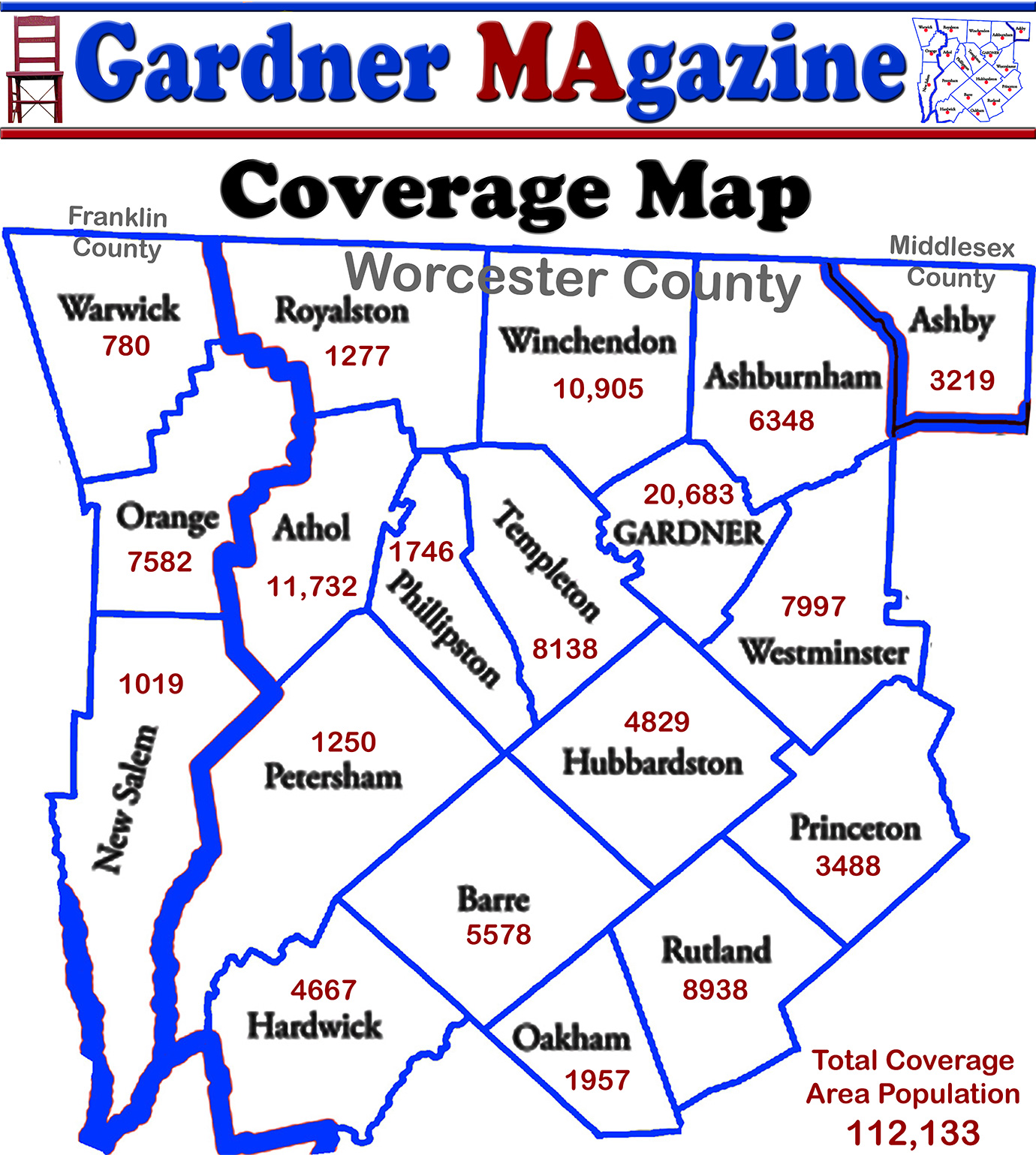 gardnermagazinecoveragemap Gardner Magazine Coverage Map
