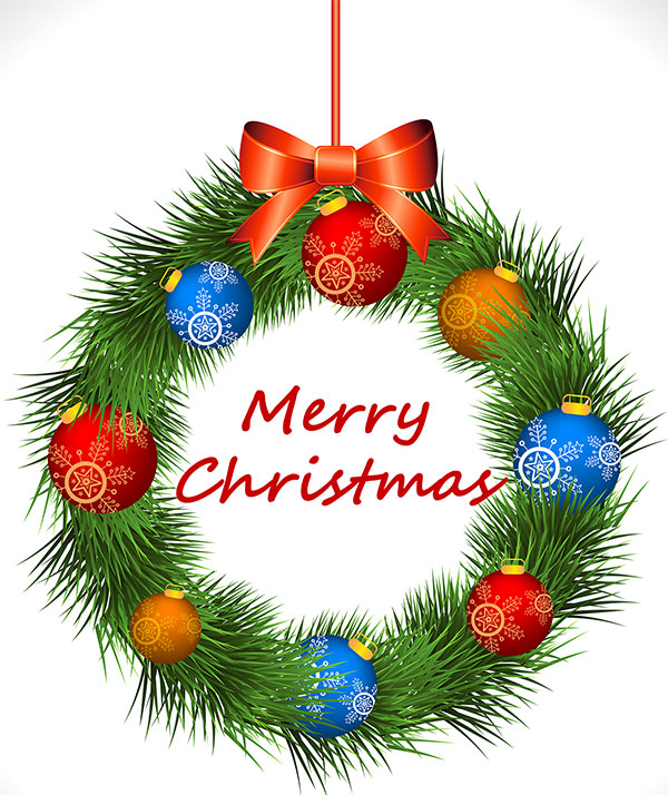 merrychristmaswish-600 Merry Christmas wreath