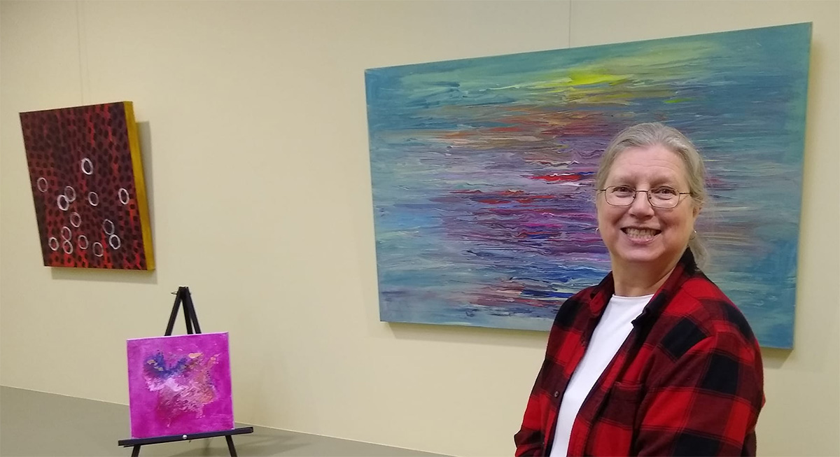 Local artist Carolyn Kamuda