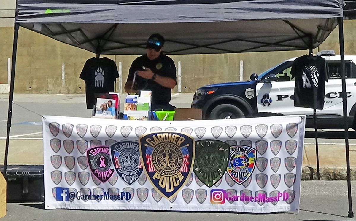 Gardner Police Department booth