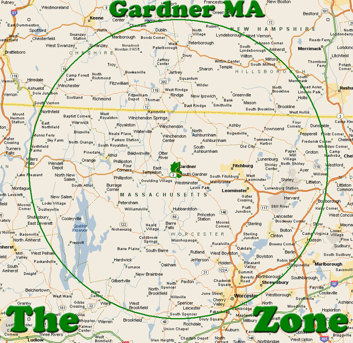 Gardner MA The Zone 1200