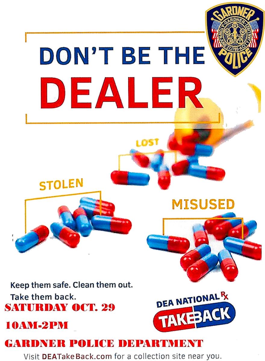 Drug takeback Saturday October 29 2022