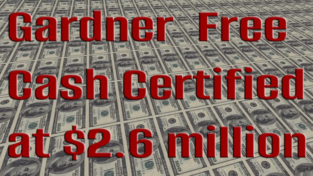 Gardner Free Cash Certified