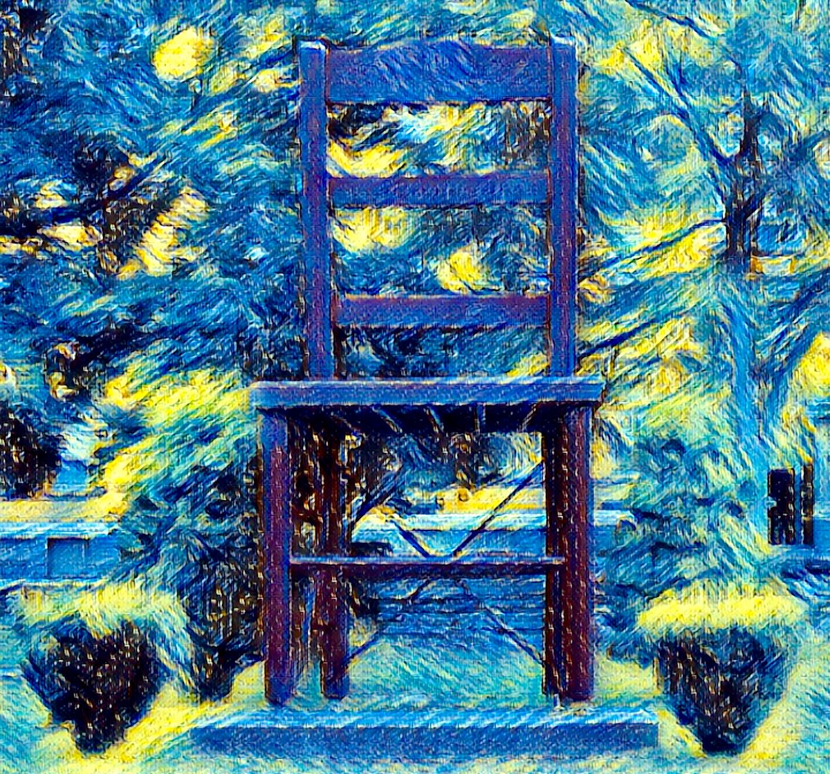 Big Chair in Van Gogh style