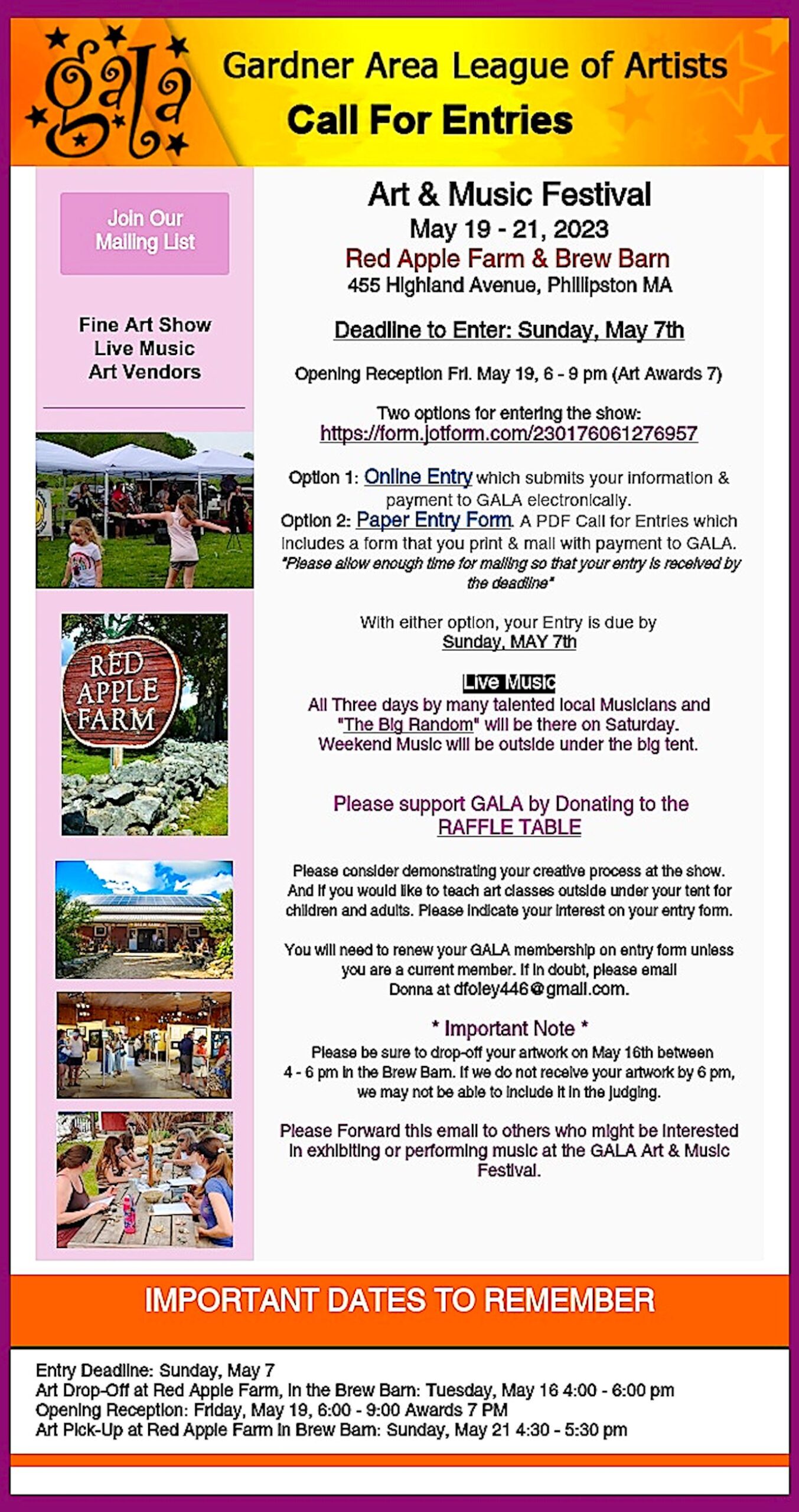 GALA Art and Music Festival