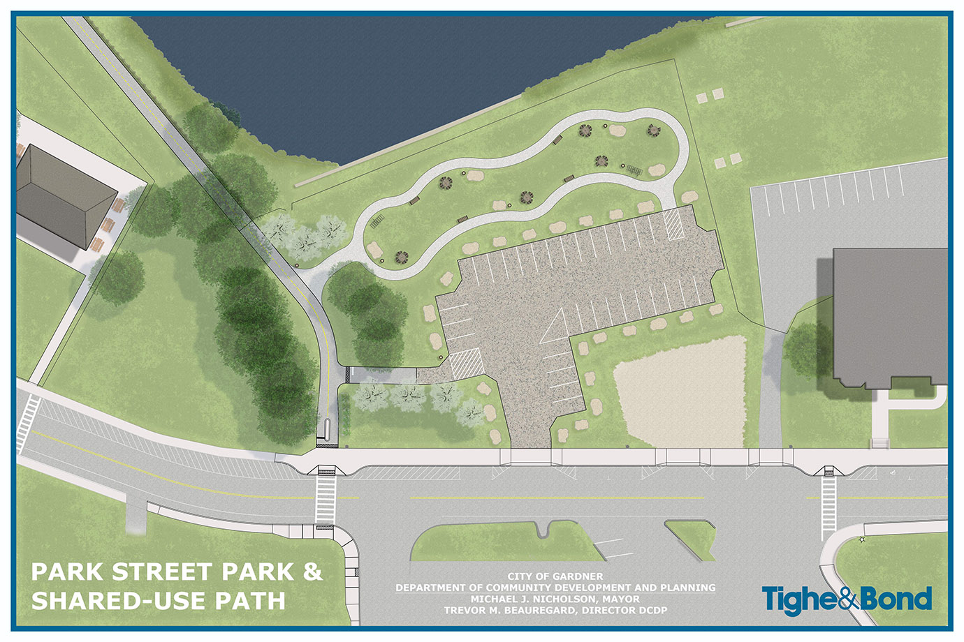Park Street Park and path