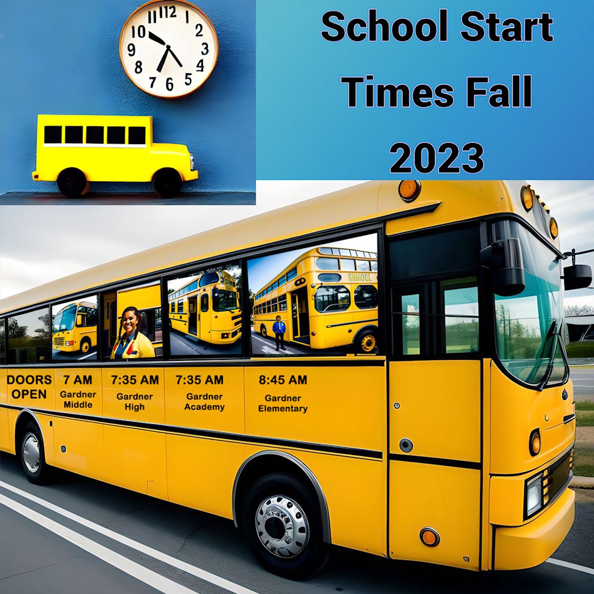 Gardner School Start Times 2023