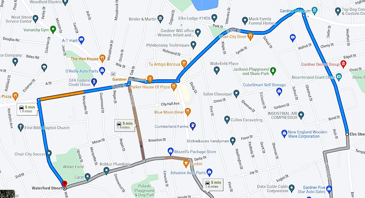 Parade Route Sunday September 27 2023 at 1pm