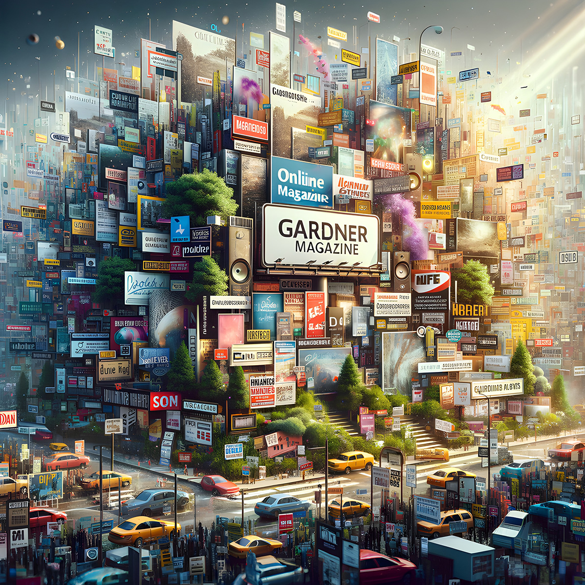 advertising gardner magazine