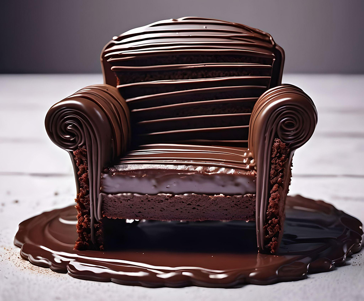 chocolate chair