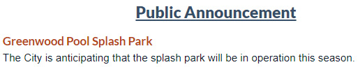 splash park 2024