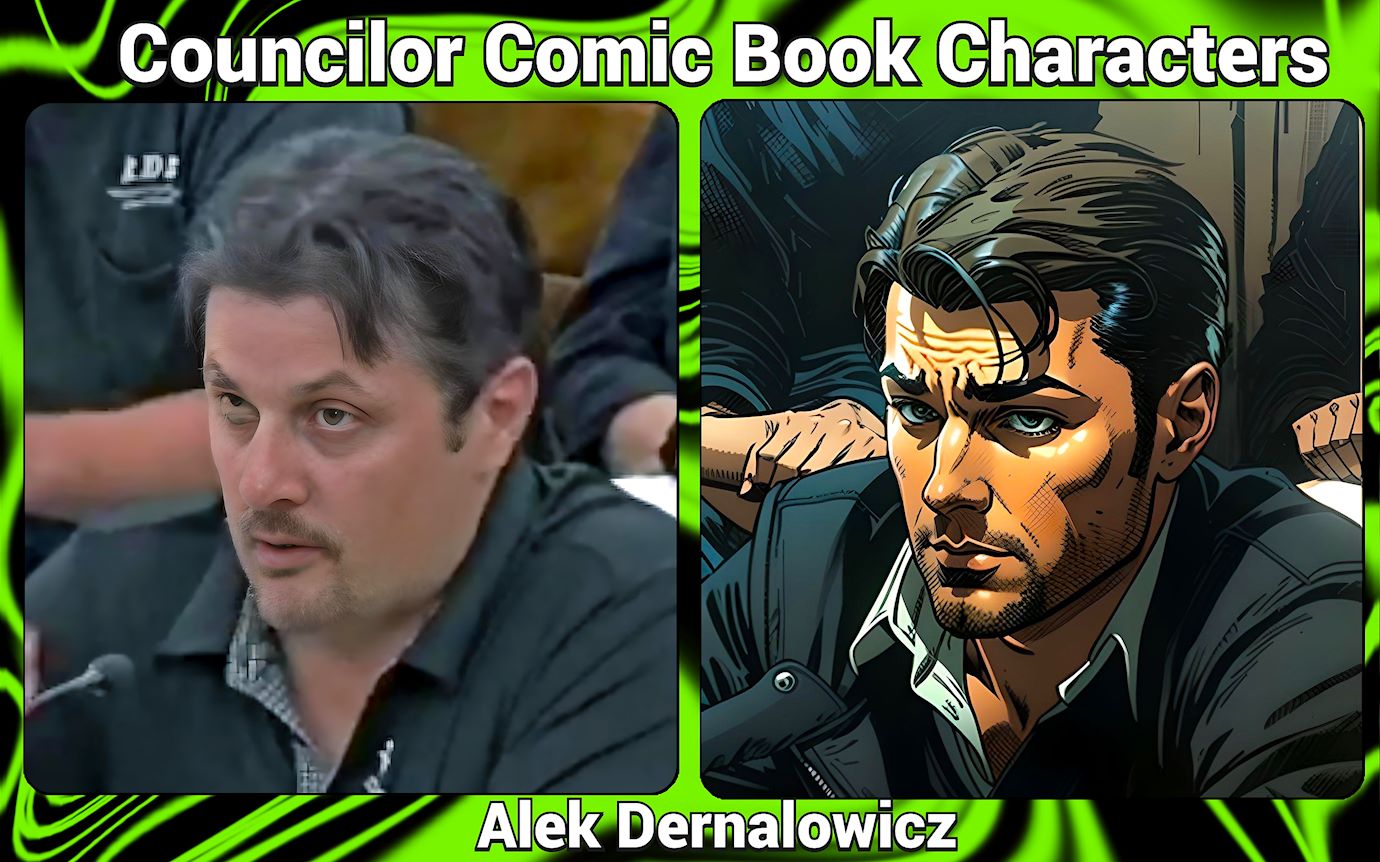 Councilor Comic Book Characters Alek Dernalowicz
