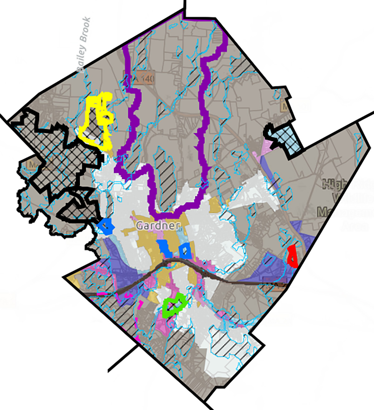 Gardner Zoning Map