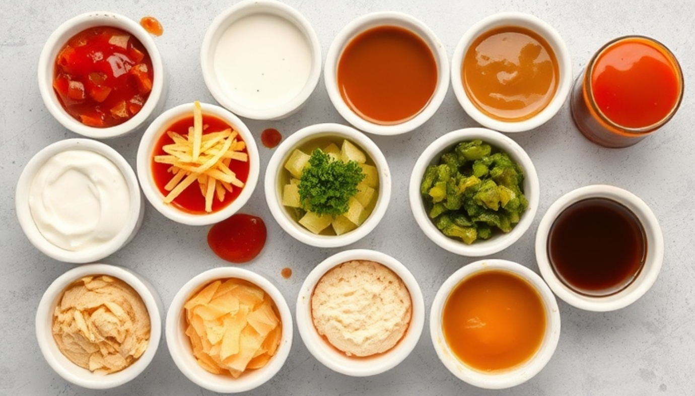 Cups of Condiments