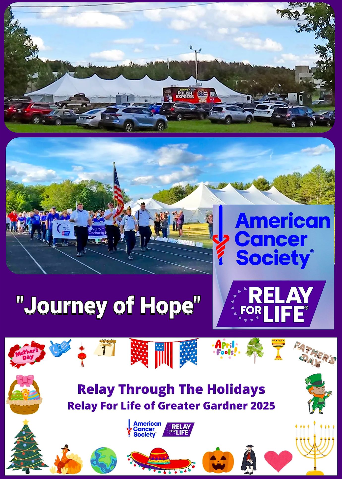Relay for Life Collage updated 2025