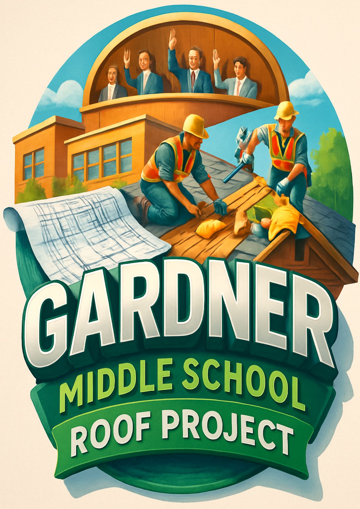Gardner Middle School Roof Project 1380