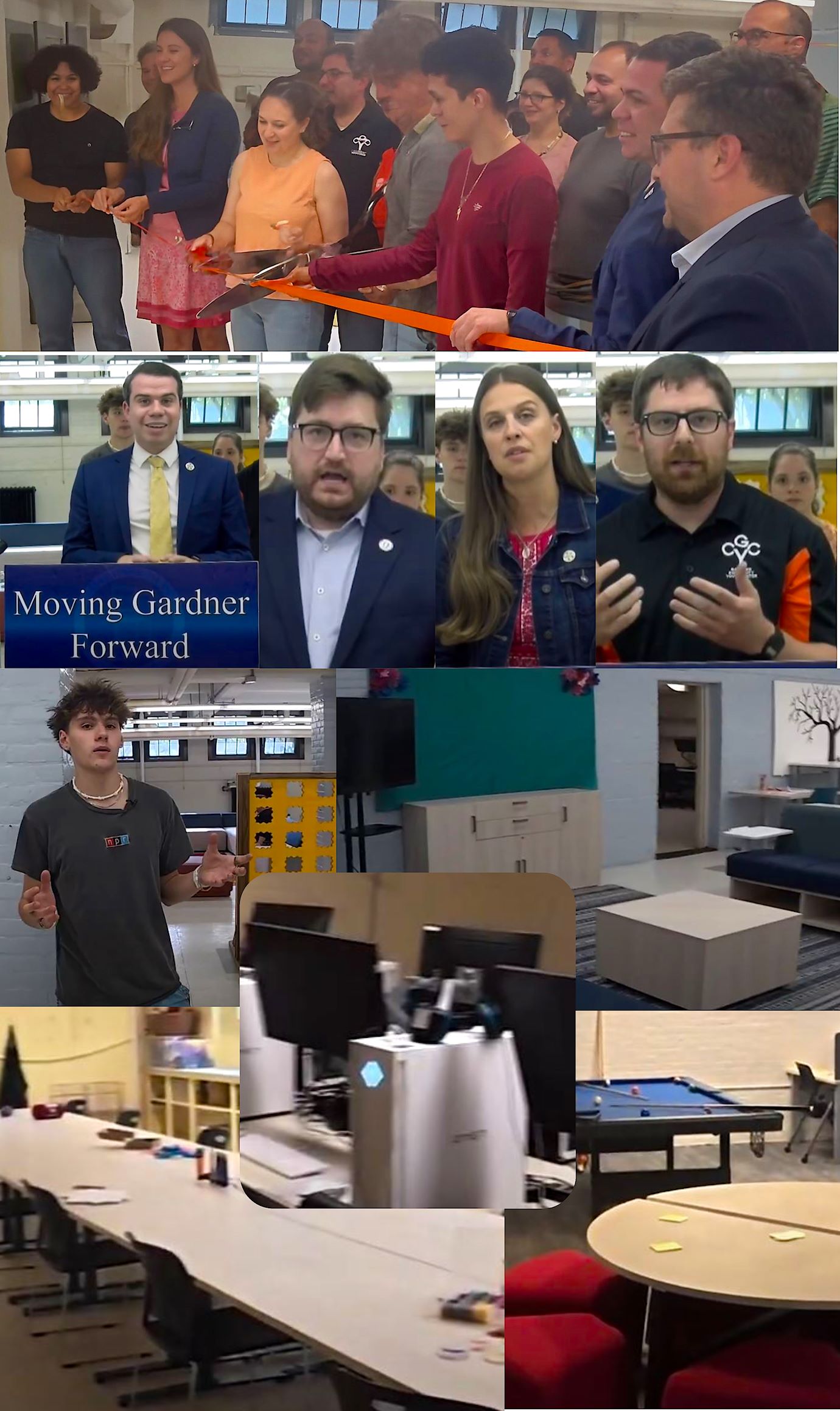 Gardner Youth Center Opening Collage 8 29 25