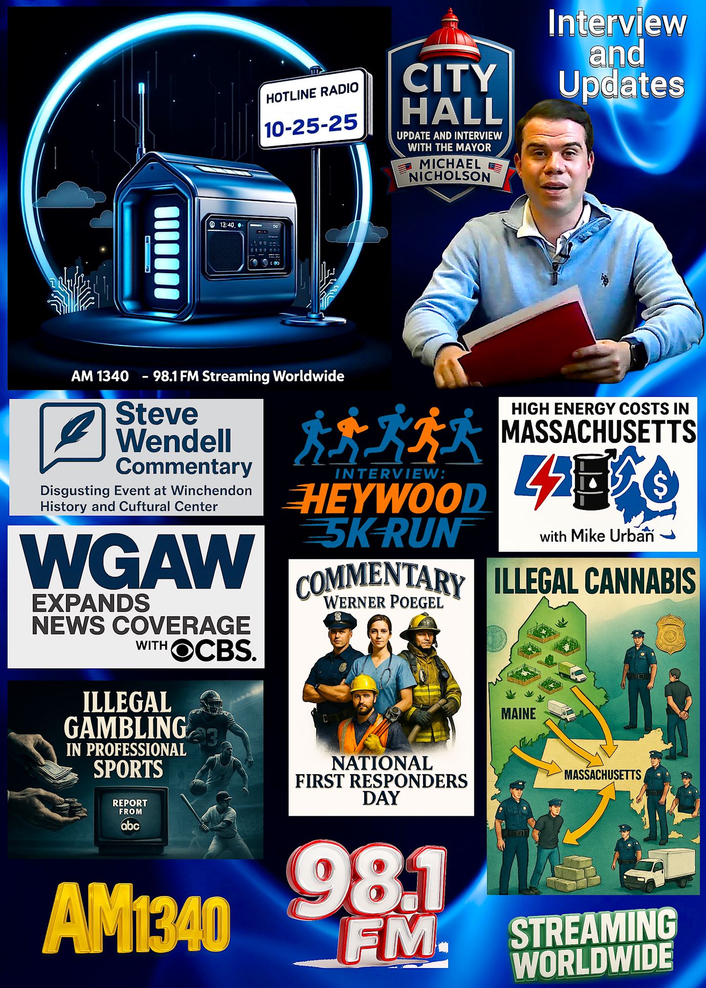 WGAW Hotline Radio Collage 10 25 25