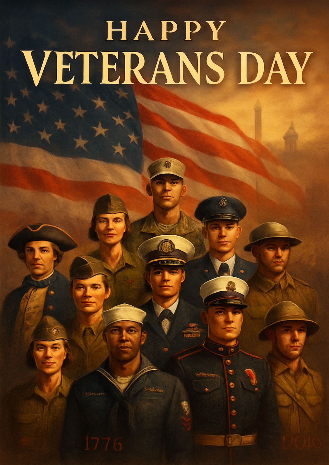 Album Cover Happy Veterans Day 1380