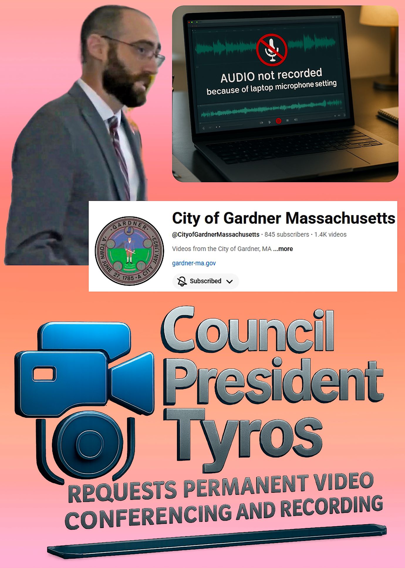 Audio Snafu Council President Tyros