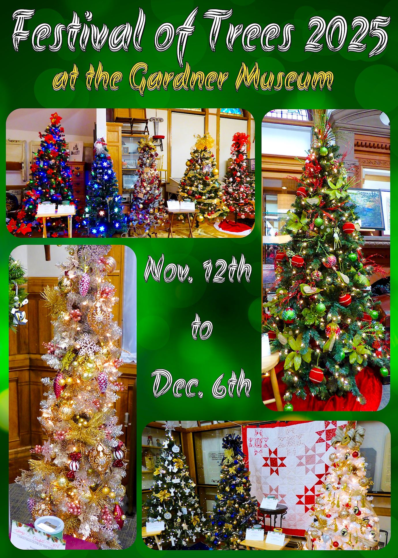 Festival of Trees Collage 2025