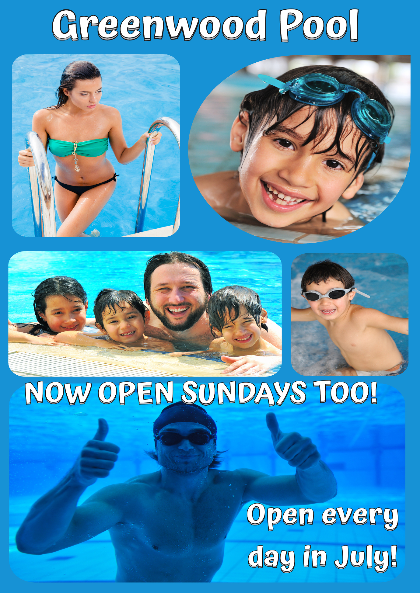 Greenwood Pool Sundays in July 1380