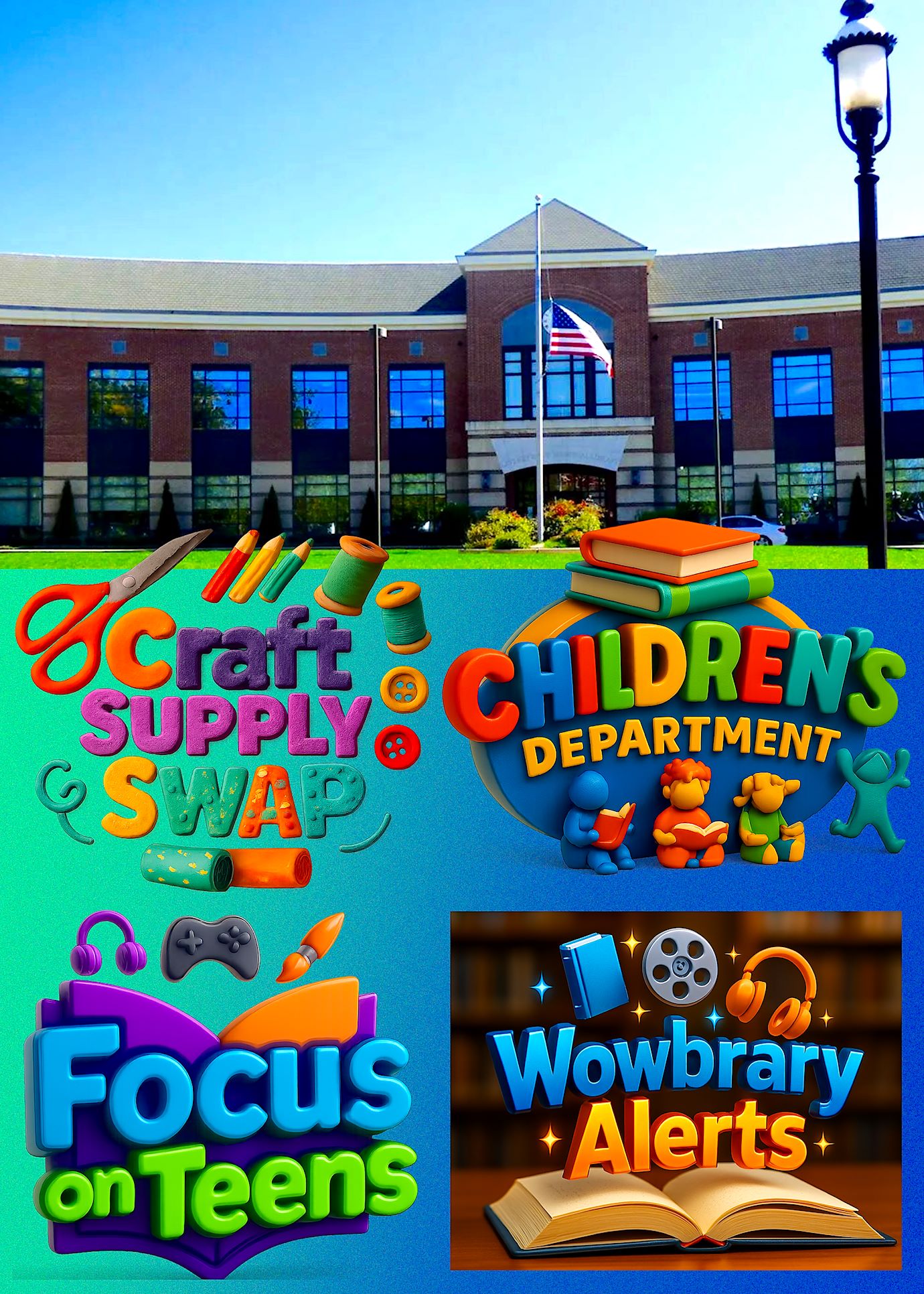 Library Interest Collage every age and interest