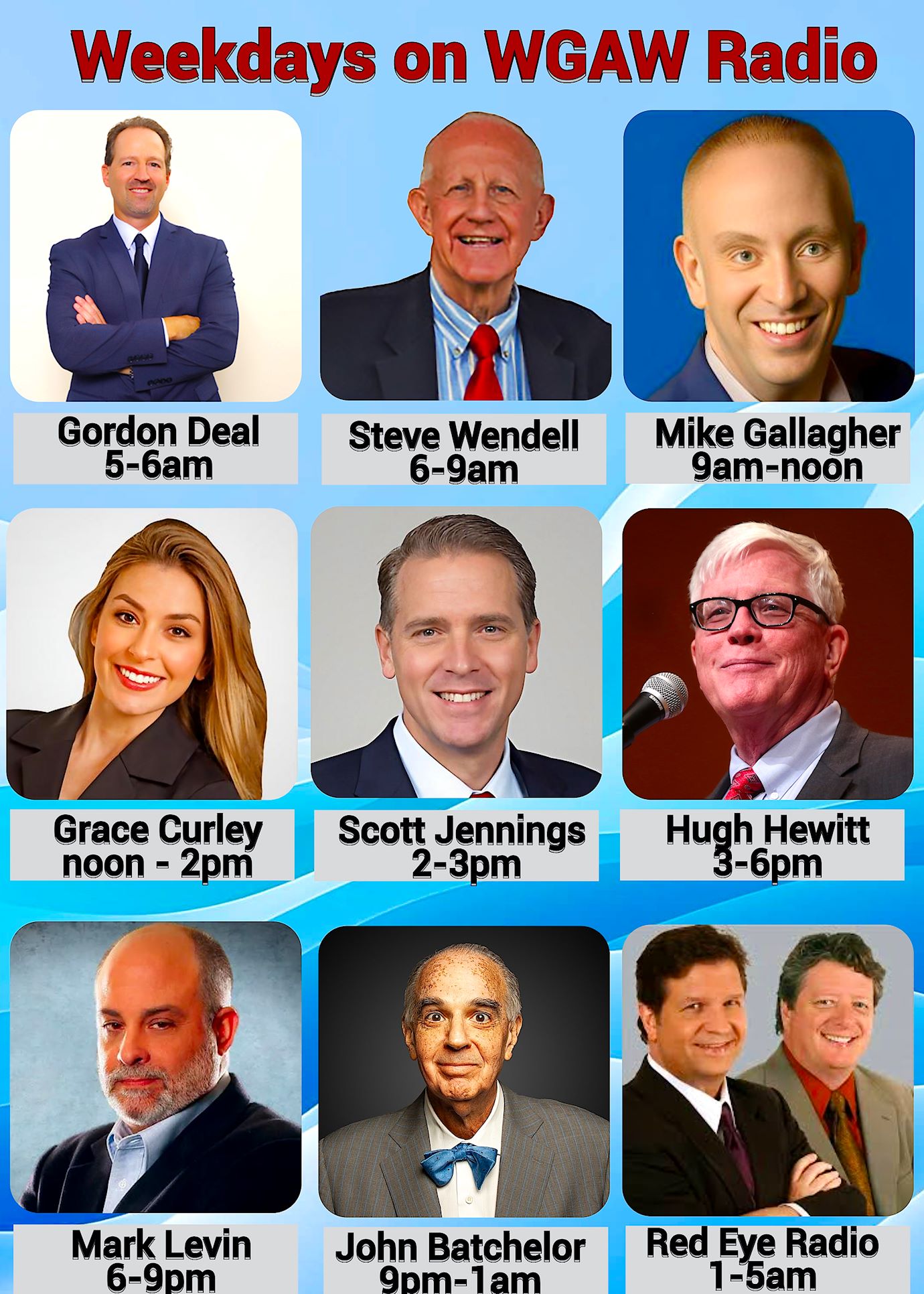 WGAW Weekdays Talk Show Hosts Collage v1 red