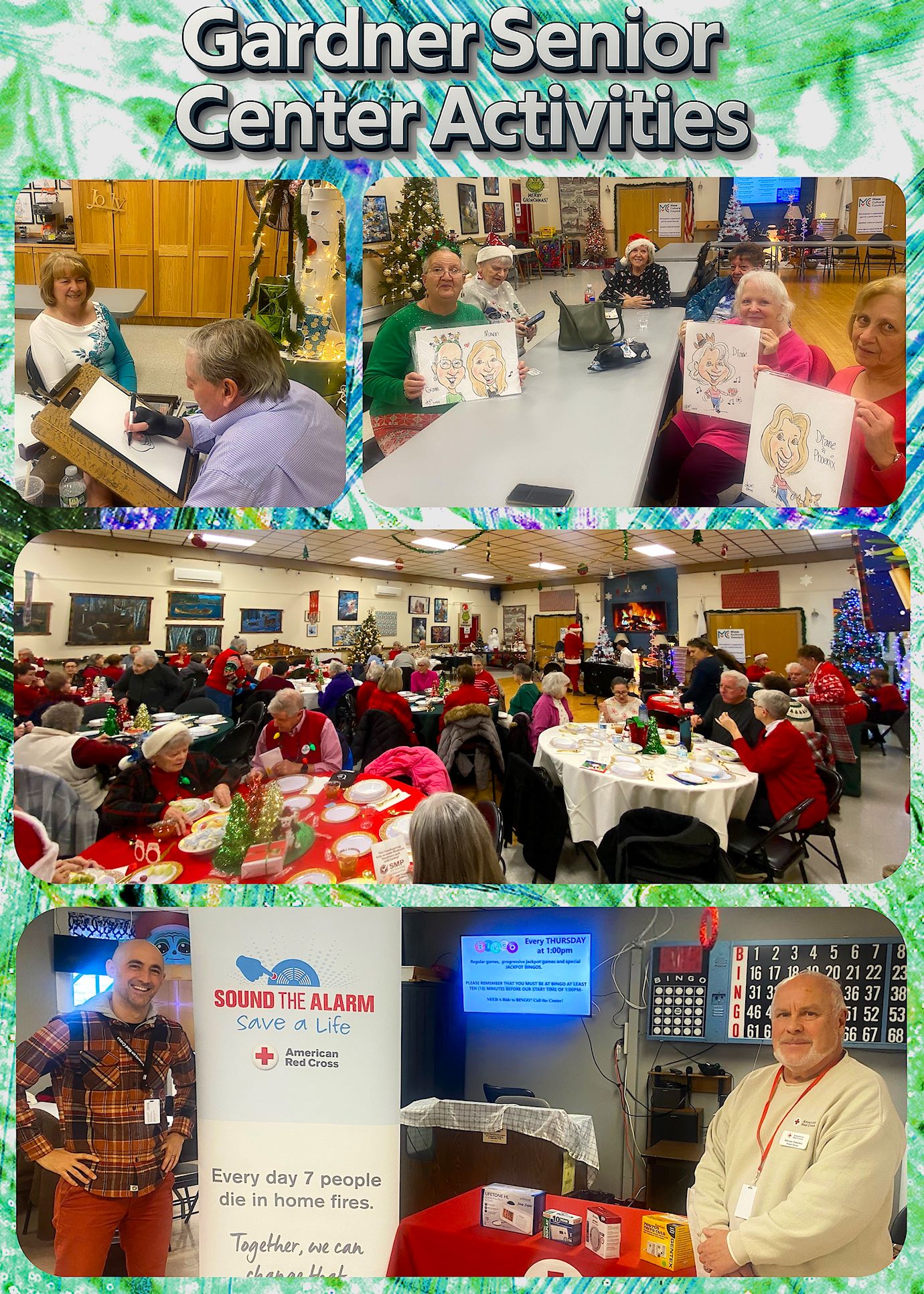 Gardner Senior Center Activities Collage