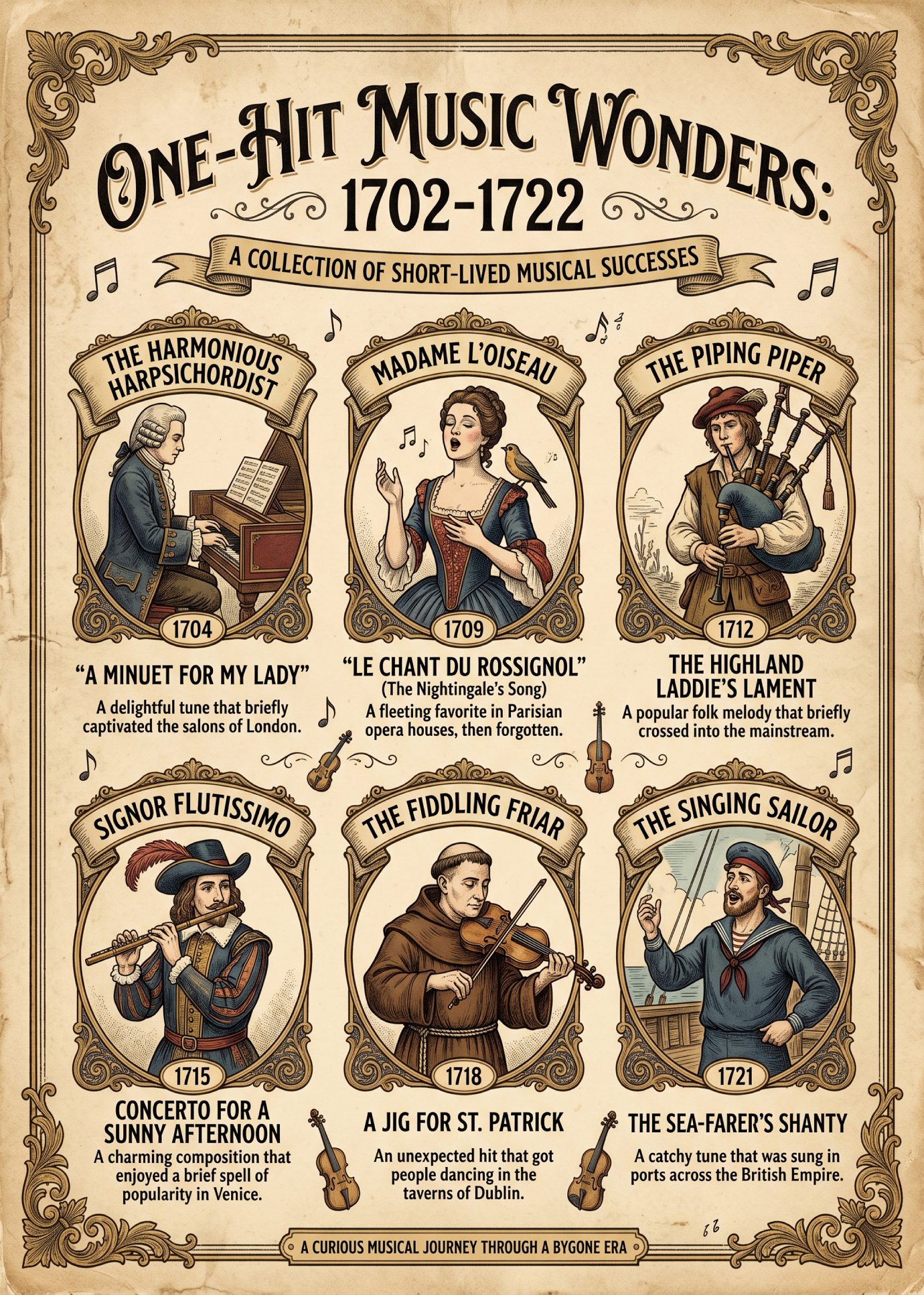 One Hit Music Wonders 1702 to 1722