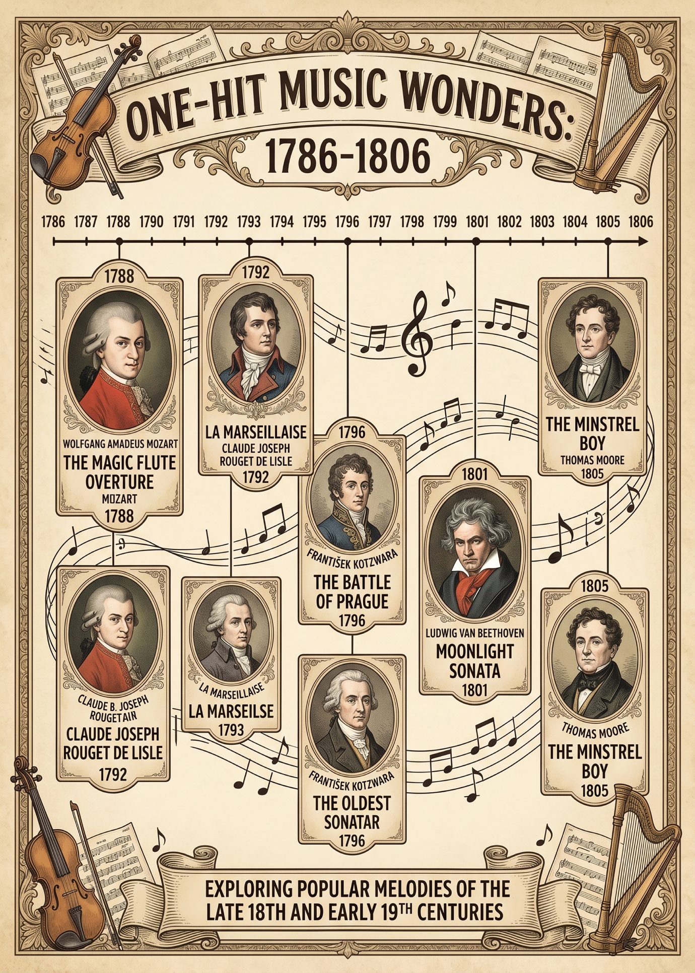 One Hit Wonders 1786-1806