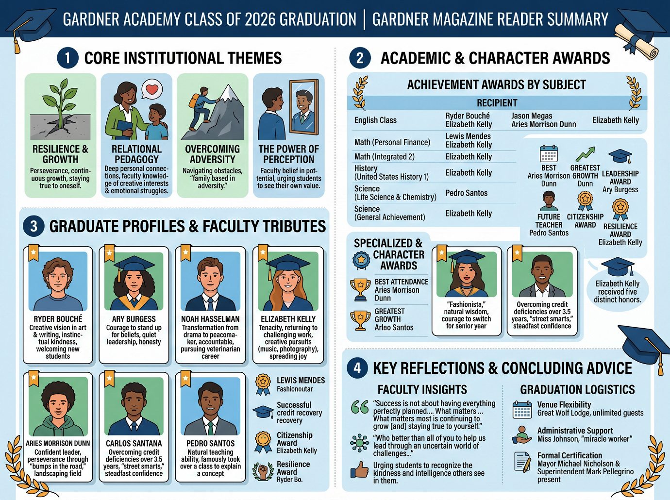 Gardner Academy 2026 Graduation Infographic