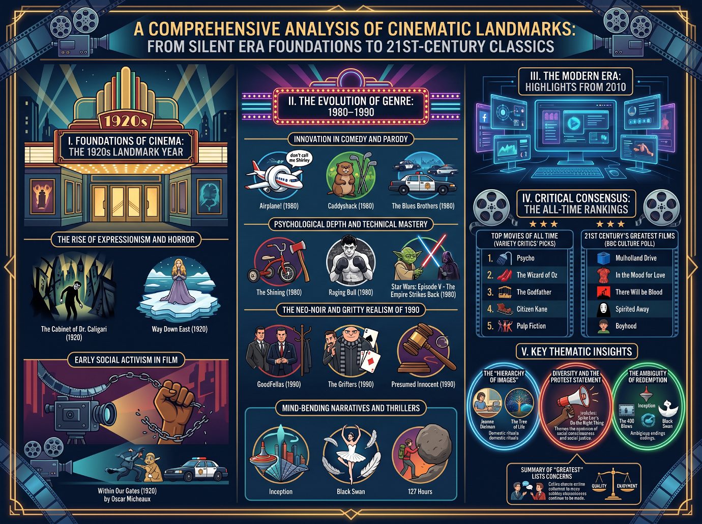 Comprehensive Analysis of Cinematic Landmarks