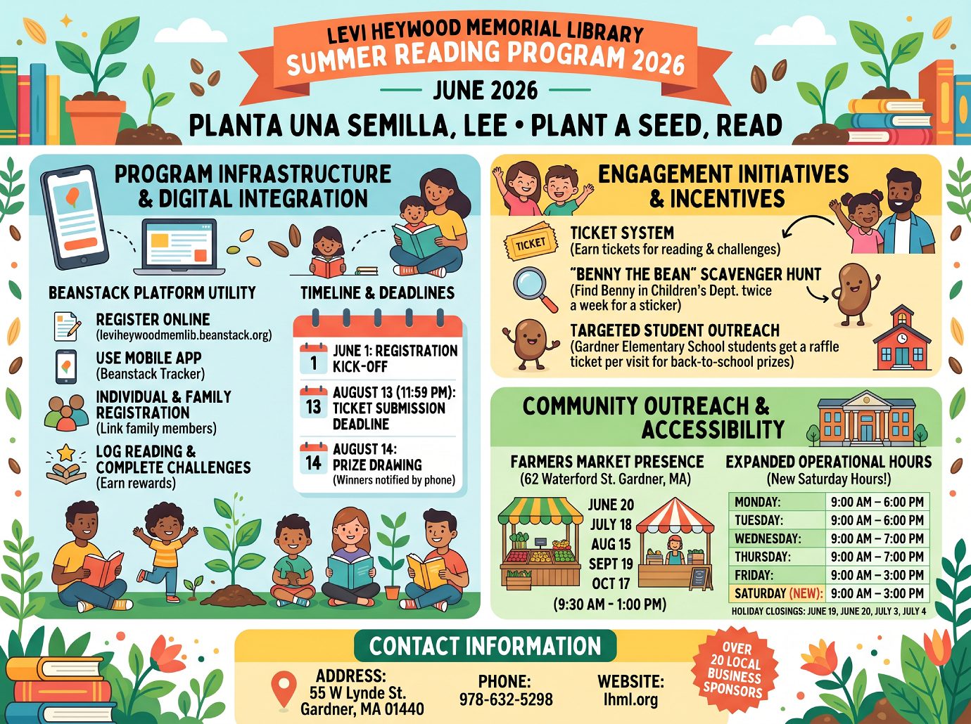 Levi Heywood Memorial Library Summer Reading June 2026