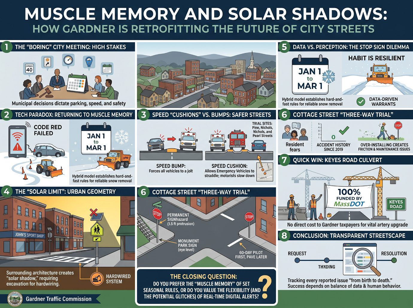 Muscle Memory and Solar Shadows - Infographic