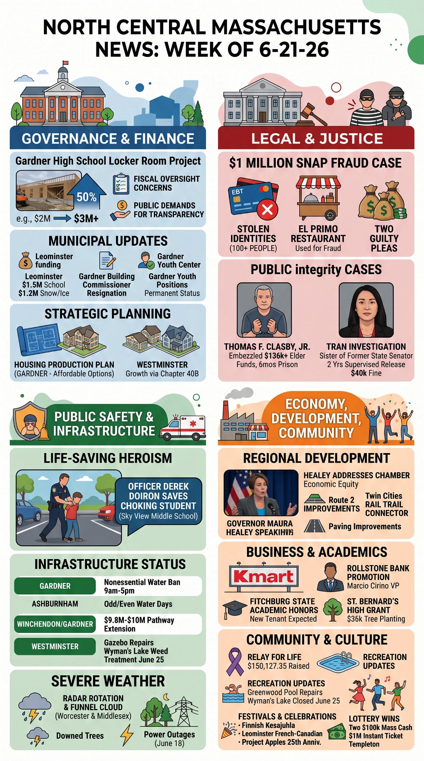 North Central MA News 6-21-26