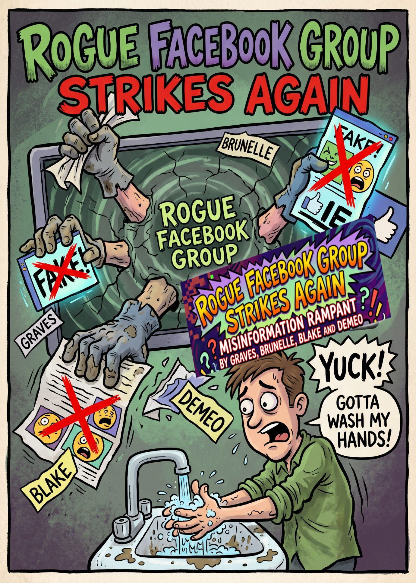 Rogue Facebook Group Strikes Again