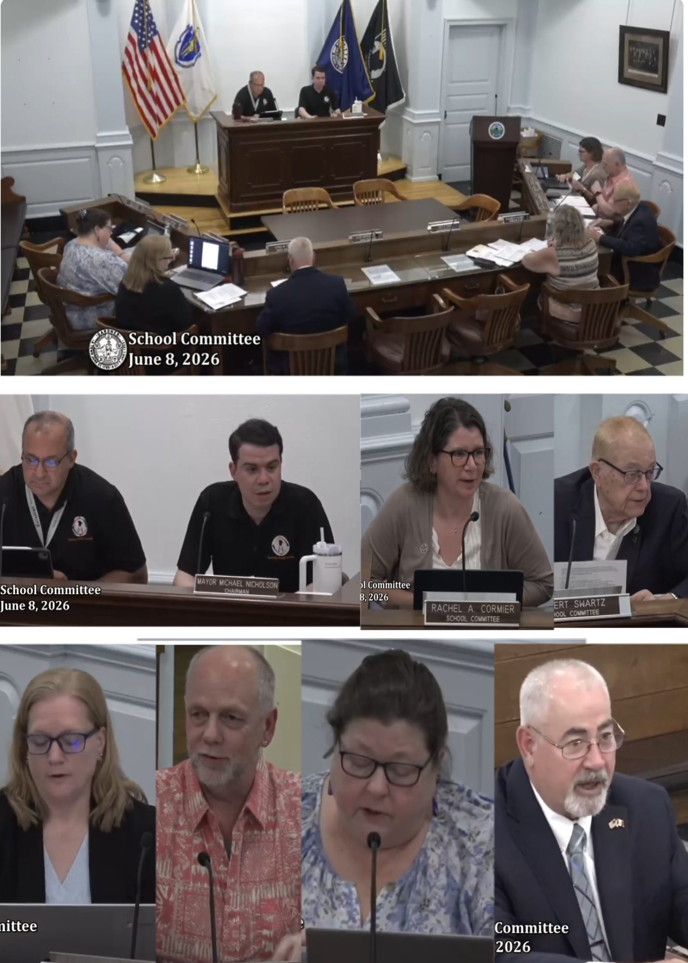 Gardner School Committee 6-8-26 Collage