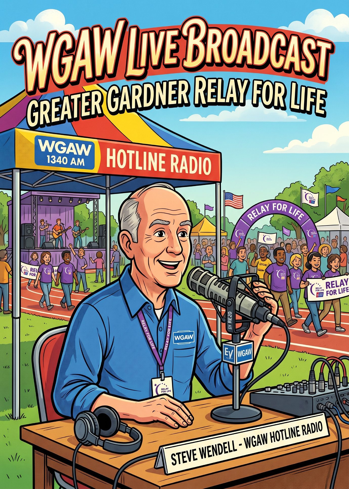 WGAW Live Broadcast - Greater Gardner Relay for Life