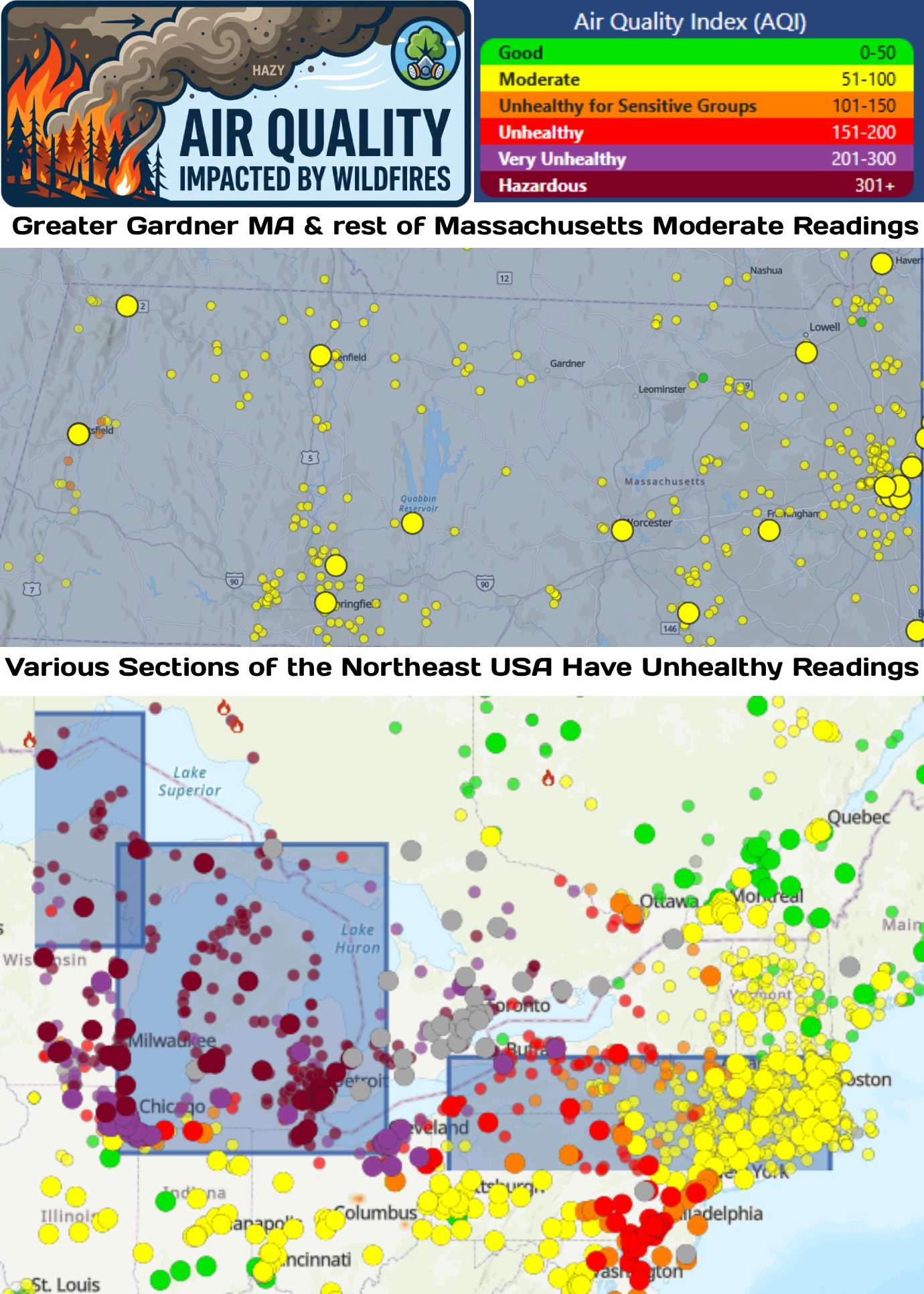 Air quality - wildfires