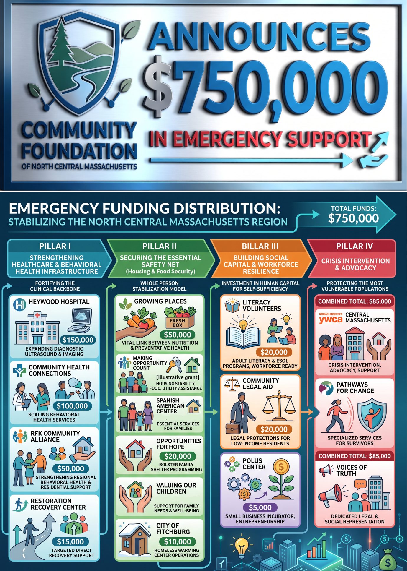 $750,000 in Emergency Support