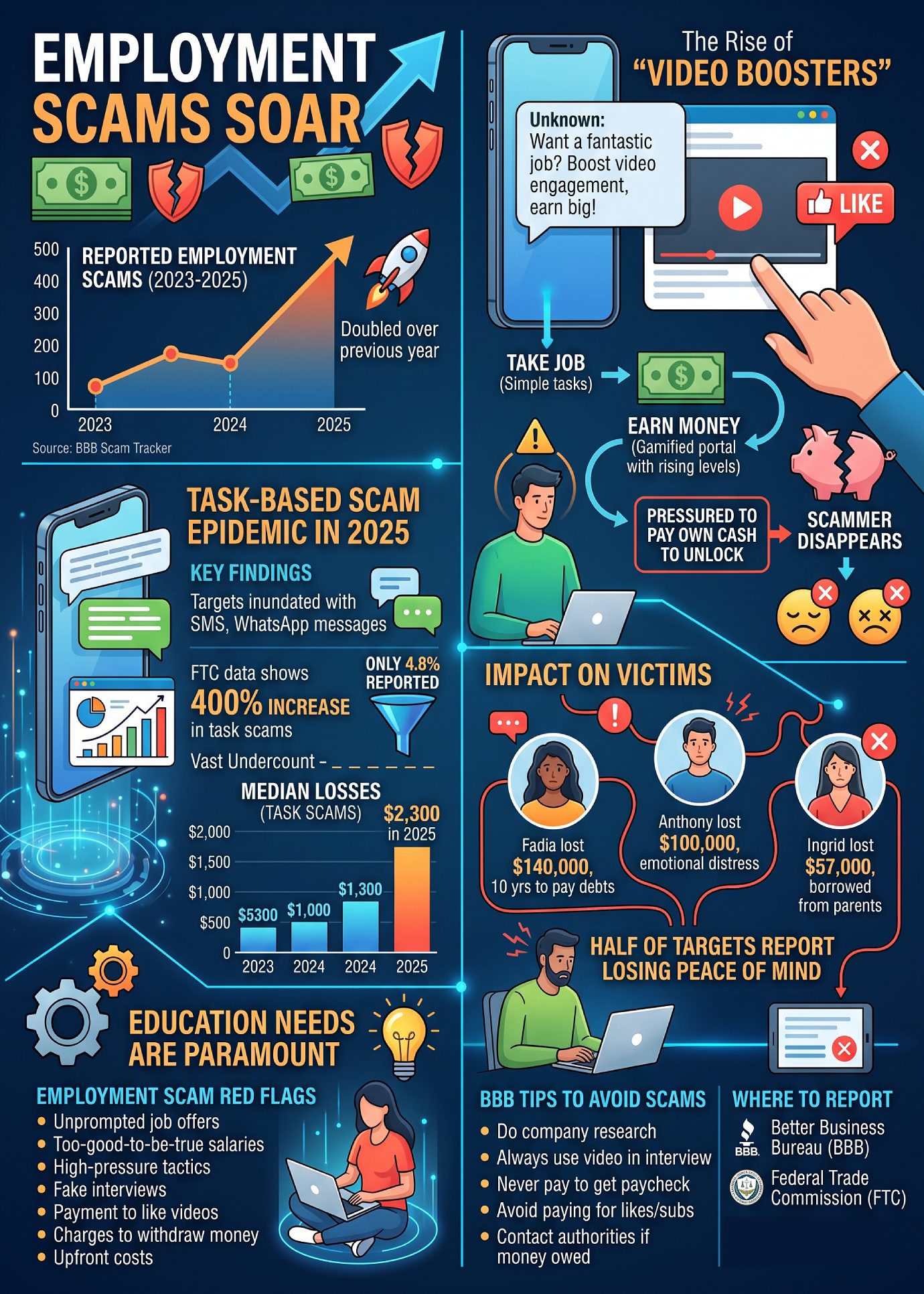 Employment Scams Soar