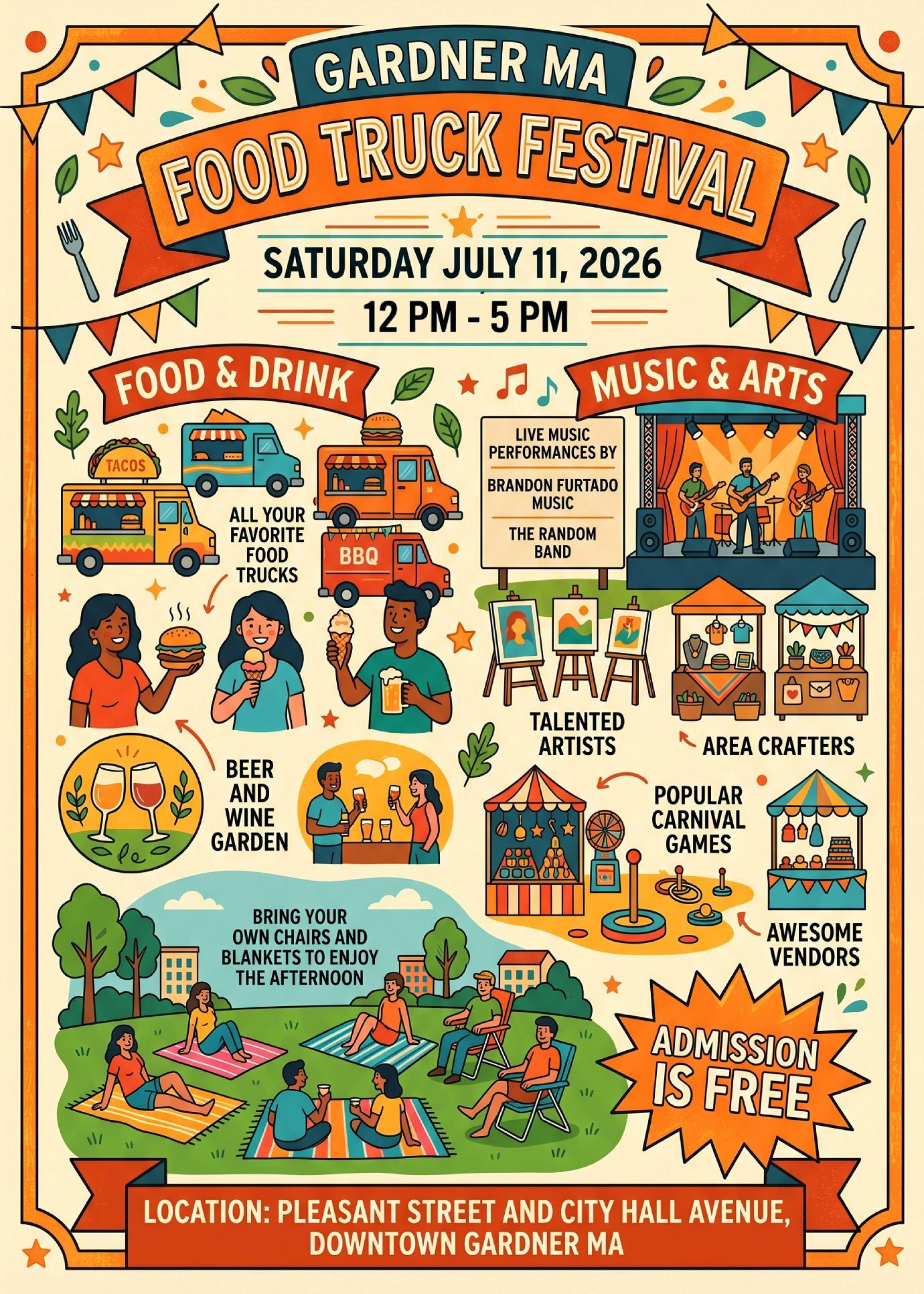 Gardner Food Truck Festival 7-11-26