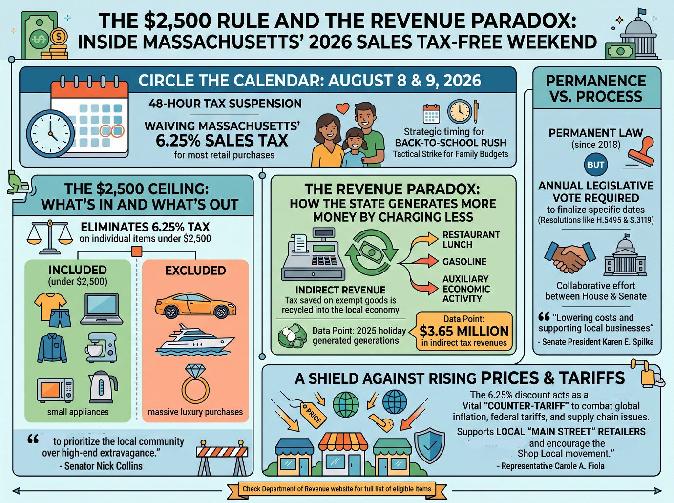 Revenue Paradox - MA Sales Tax Free Weekend
