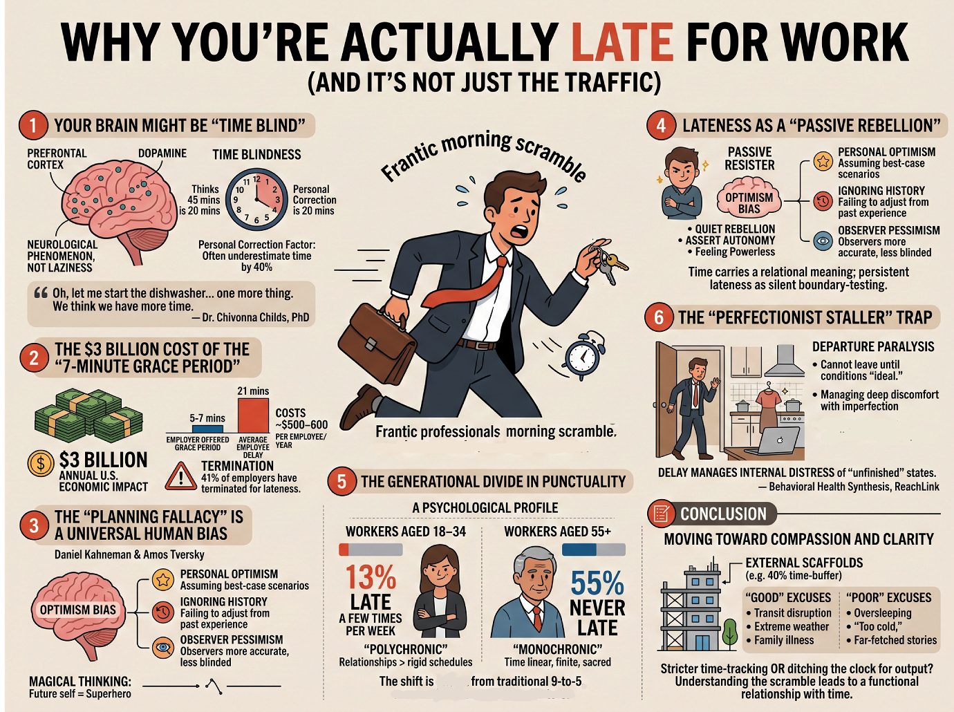 Why You're Actually Late for Work