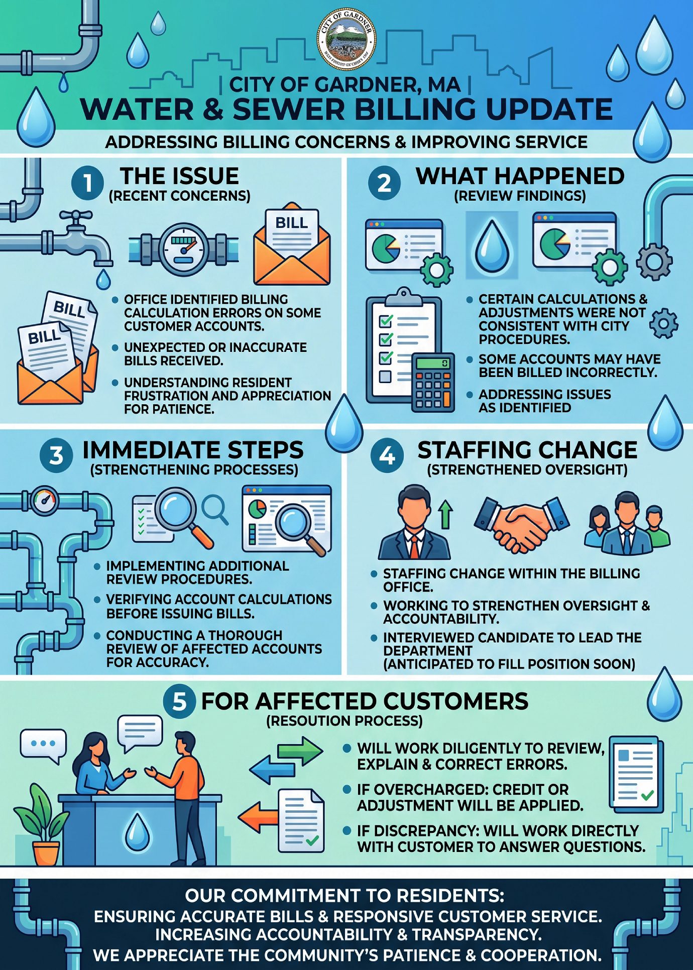 City of Gardner - Water and Sewer Billing Update 8-11-26