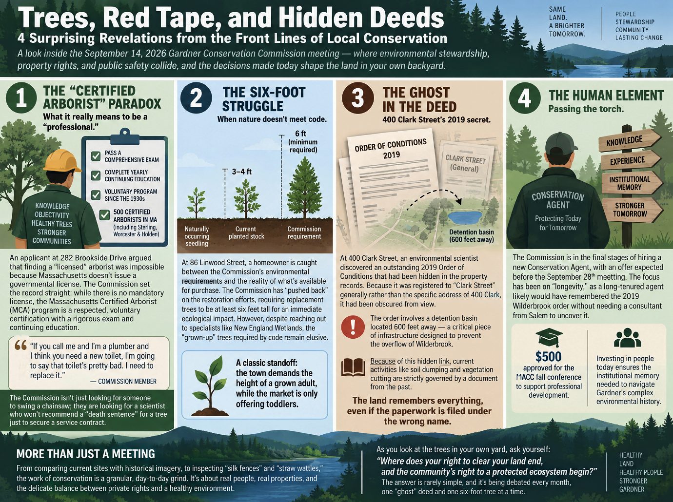 Trees, Red Tape, and Hidden Deeds