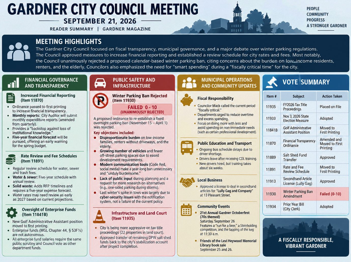 Gardner City Council 9-21-26
